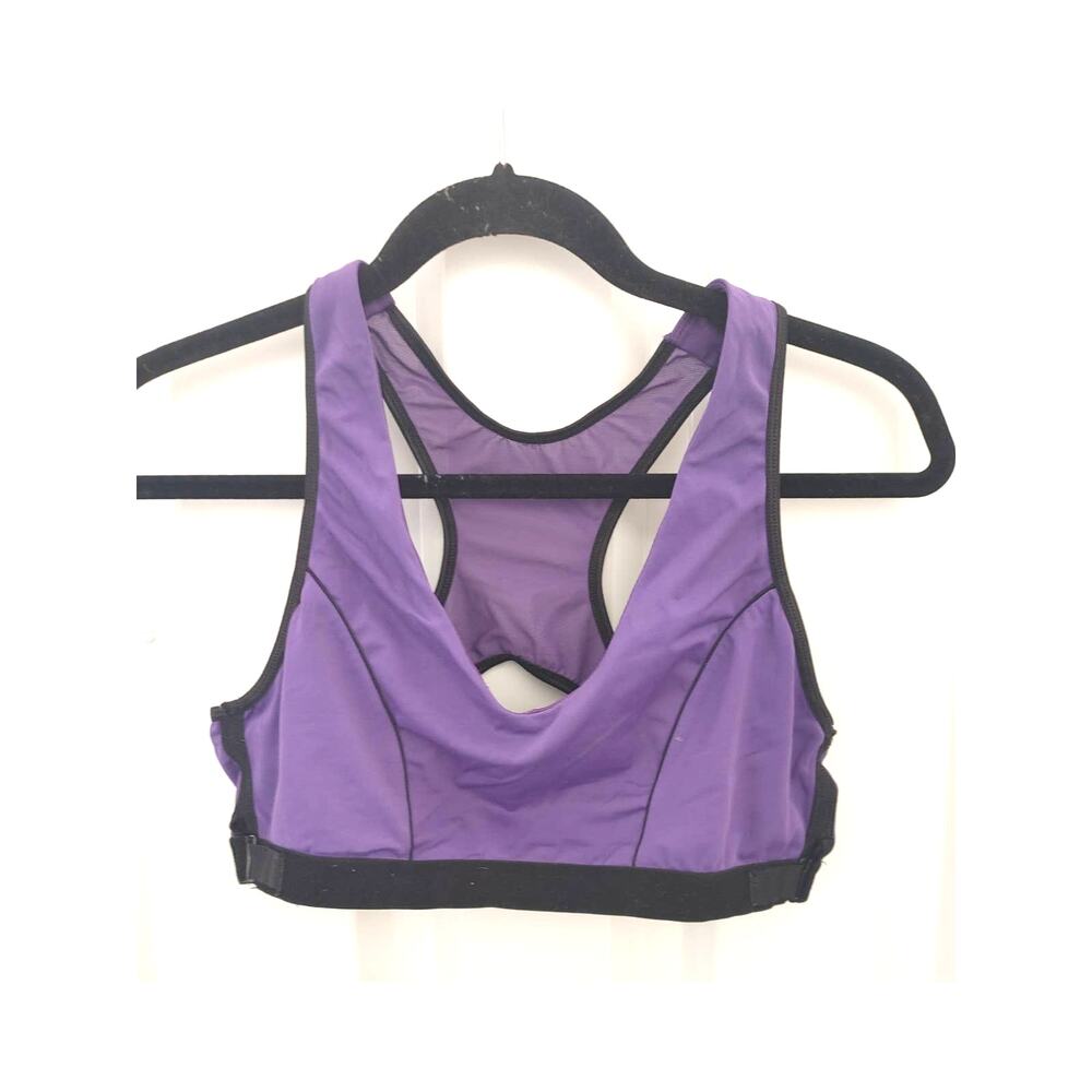 Weekend by Marika Sports Bra Cutout XL Purple Black